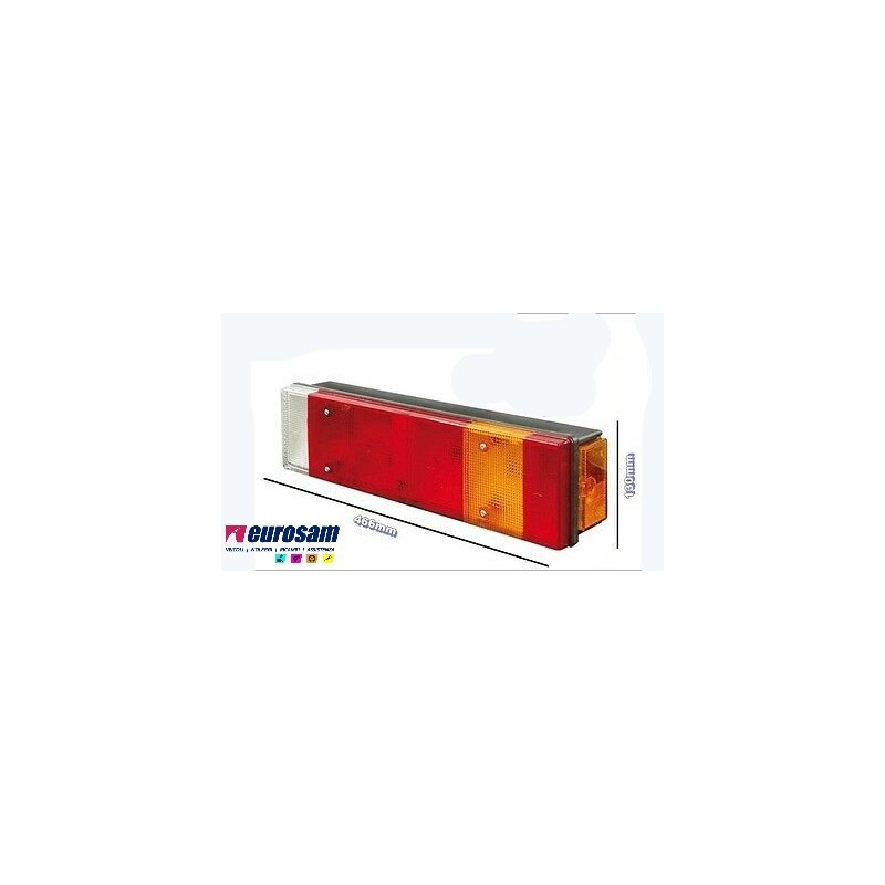 FANALE POSTERIORE DX 7 POSIZIONI  IVECO STRALIS EUROTECH EUROSTAR EUROTRAKKER