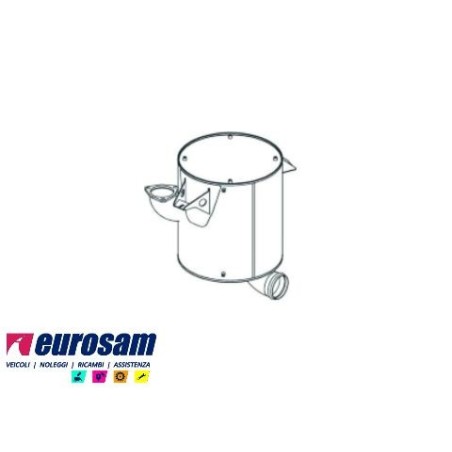 SILENZIATORE SCARICO DAF CF75 CF85 EURO 3