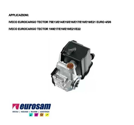 POMPA SERVOSTERZO IDROGUIDA IVECO EUROCARGO 2000-