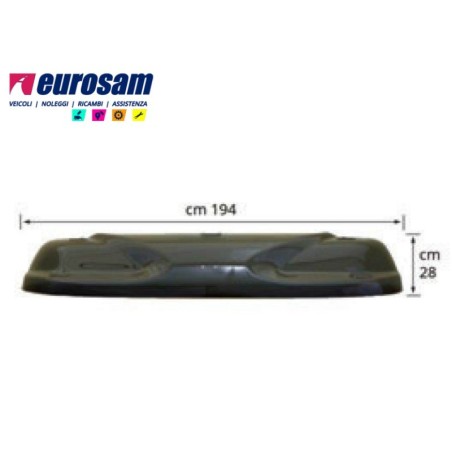 visiera parasole renault midlum volvo fe fl 06 tetto basso con specchio anteriore