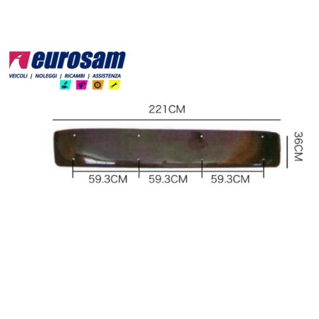 visiera parasole man tga xxl tetto alto