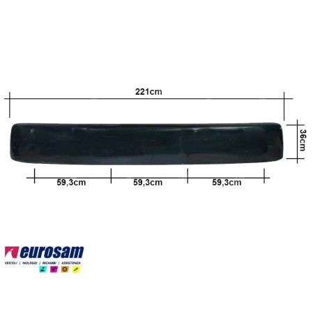 visiera parasole man tga xxl tgx xxl cabina larga tetto alto