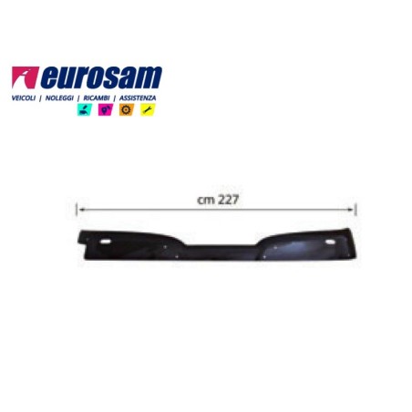 visiera parasole mercedes actros mp3 mega space 08 012 con luci incombro tetto bsso