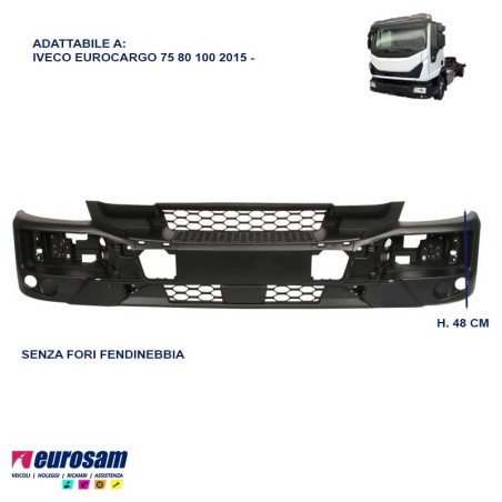 paraurti anteriore iveco eurocargo 75 80 100 del 2015