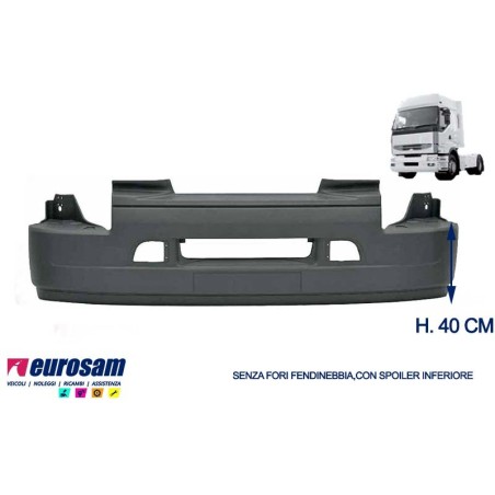 paraurti anteriore renault premium senza fori fendi h.40 cm