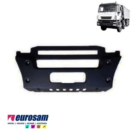 paraurti centrale metallo iveco stralis trakker cava cantiere