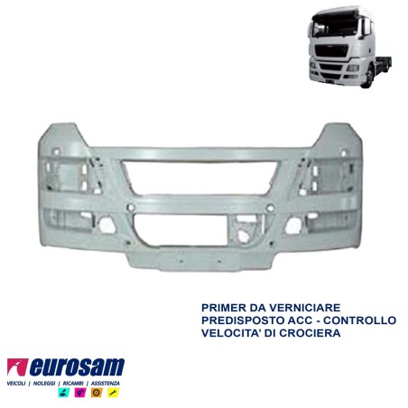 paraurti anteriore man tgx primer predisposto acc