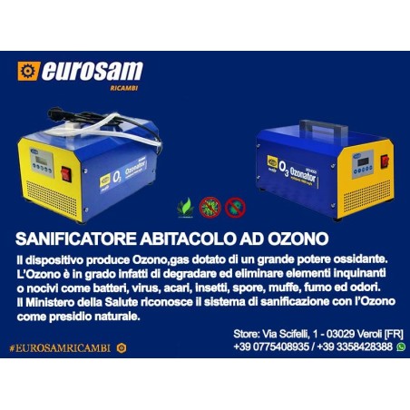 generatore ozono sanificazione igienizzazione abitacolo - ozonator mx4000 marelli