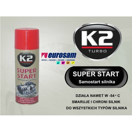 fluido avviamento motori poca compressione a freddo 400 ml -54° k2 samostart