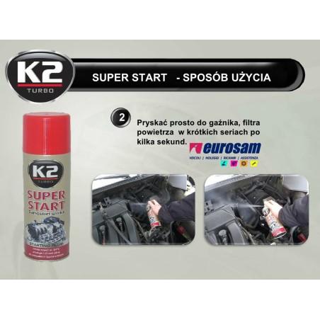 fluido avviamento motori poca compressione a freddo 400 ml -54° k2 samostart