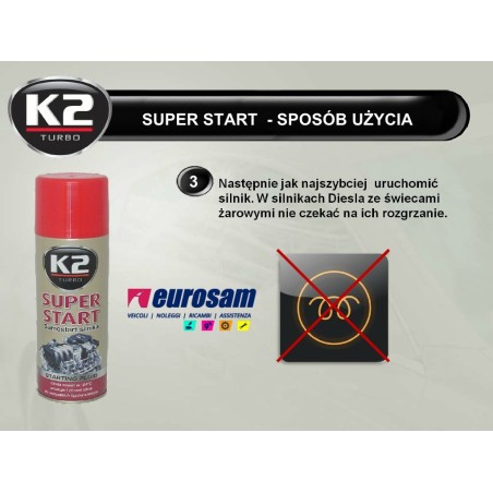 fluido avviamento motori poca compressione a freddo 400 ml -54° k2 samostart