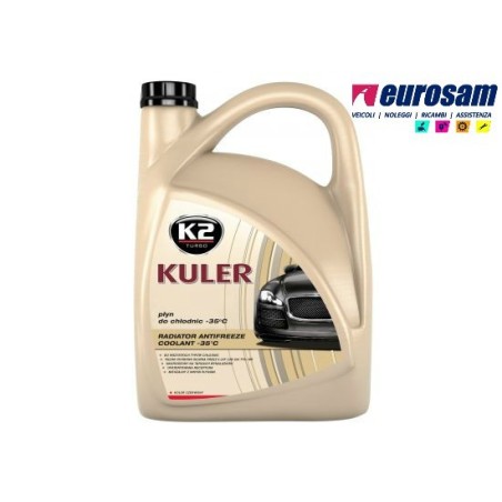 liquido paraflu antigelo 5lt diluito pronto all'uso g12 rosso k2