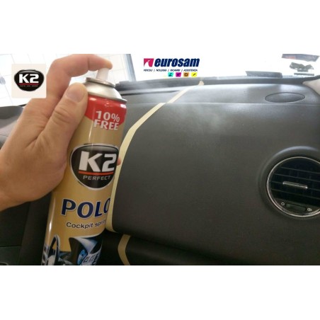 spray lucida cruscotto 750ml limone polo cocpit k2