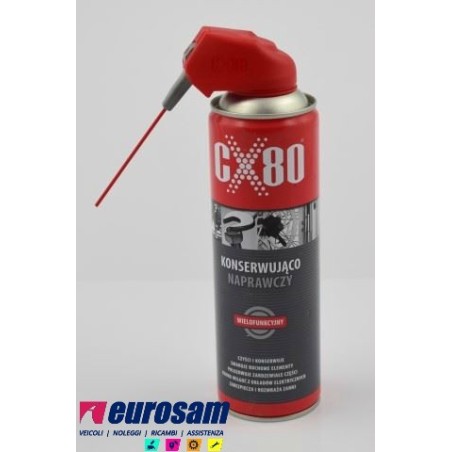 spray multifunzione 500 ml protettivo lubrificante anticorrosivo cx-80