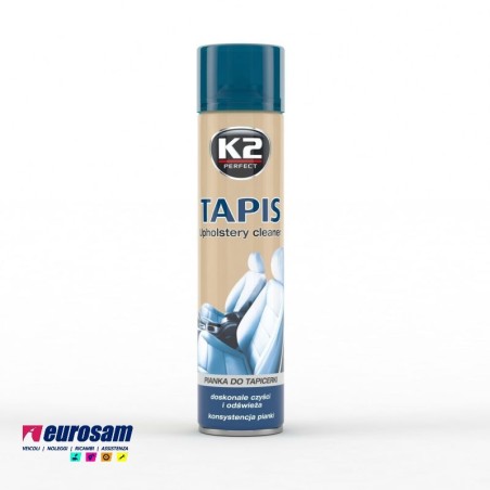 spray pulizia sedili lava moquette tappeti sedili seggiolini universale 600 ml k2 tapis