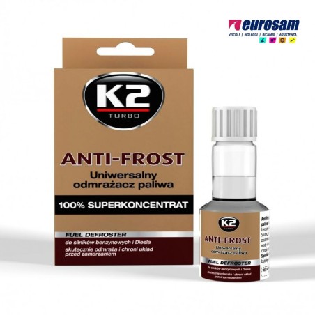 fluido concentrato anti congelante benzina gasolio 50 ml anti-frost k2