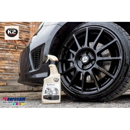 sgrassatore pulitore cerchi alluminio ferro 700ml con nebulizzatore k2 roton