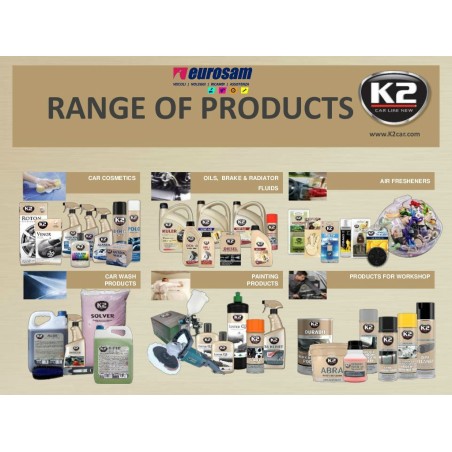 sgrassatore pulitore cerchi alluminio ferro 700ml con nebulizzatore k2 roton