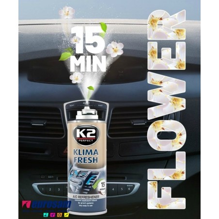bomboletta spray igenizzante a/c abitacolo 150 ml fiori klima fresh k2