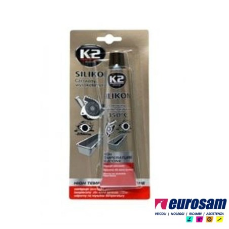 kit silicone sigillante motore guarnizioni rosso 85g max 350° k2