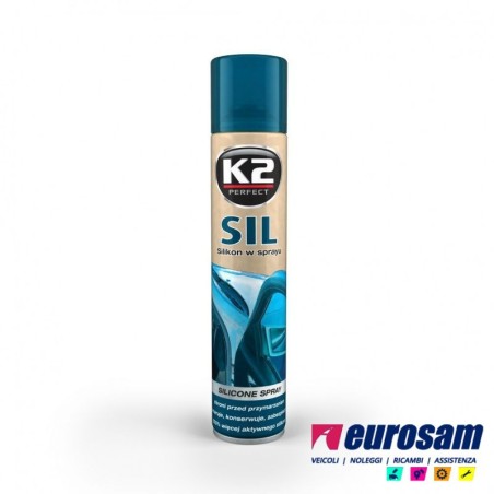 bomboletta silicone spray per guarnizioni gomma 300 ml k2 sil