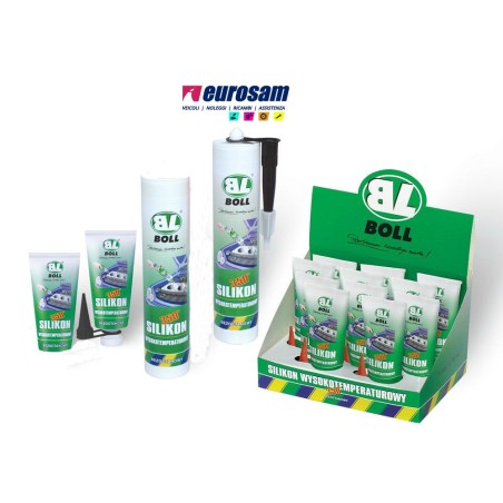 kit silicone sigillante motore guarnizioni nero 290 ml max 350° boll