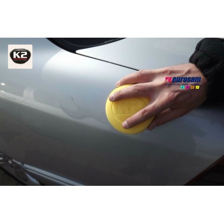 spugna per applicazione cera e lucidante plastica gomma pelle k2 applicator