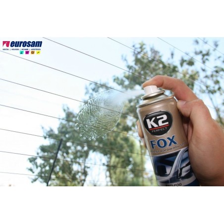 anti appannamento vetri parabrezza lunotto 200 ml k2 fox