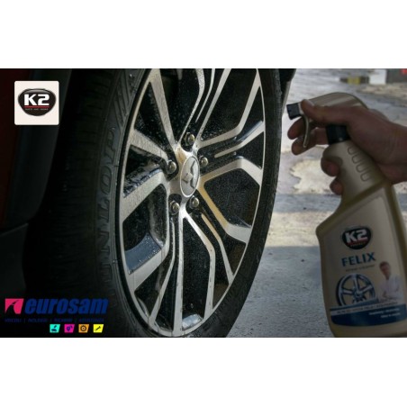 spray pulitore cerchi alluminio ferro anticorrosivo k2 felix
