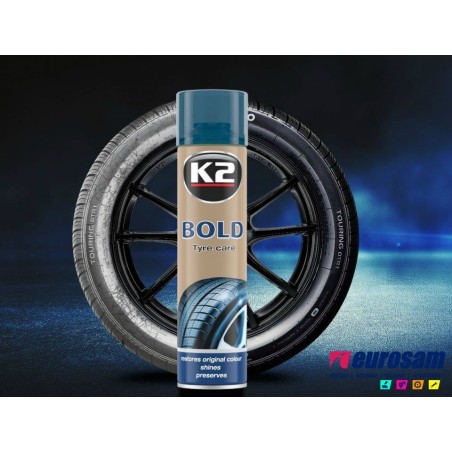 spray nero gomme 600 ml k2 bold