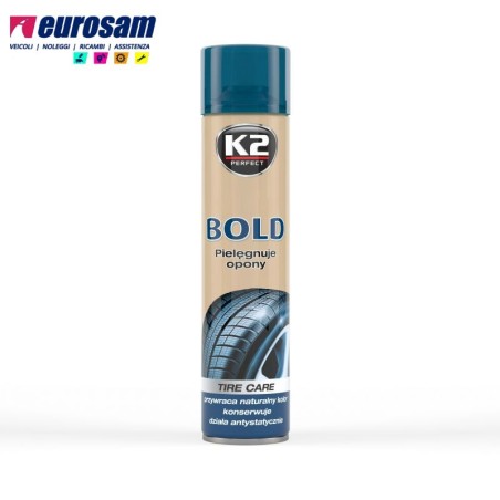 spray nero gomme 600 ml k2 bold