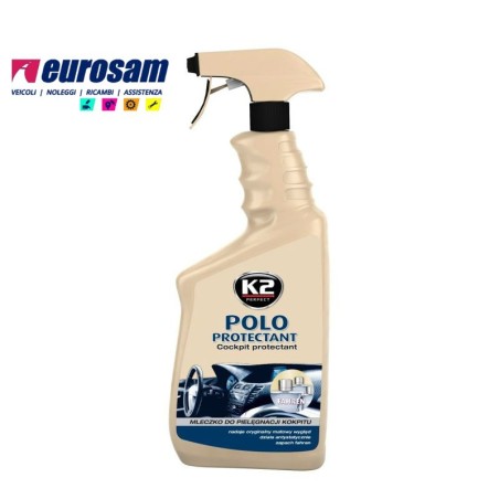 pulitore interni plastiche senza silicone k2 polo protectant