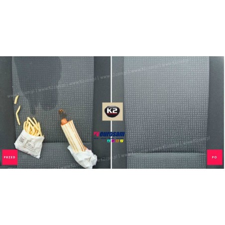 smacchiatore tessuto sedili interni auto autocarro 770 ml k2 tapis