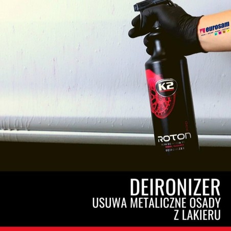 pulitore ruote cerchi alluminio ferro professionale 1 lt k2 roton pro