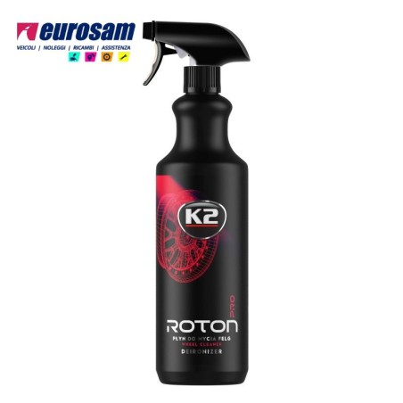 pulitore ruote cerchi alluminio ferro professionale 1 lt k2 roton pro