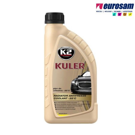 liquido paraflu antigelo  giallo 1 lt diluito pronto all'uso k2