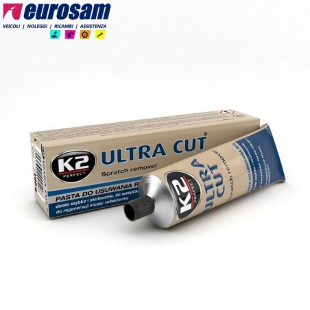 pasta abrasiva per rimozione graffi e difetti di vernice 100 ml k2 ultra cut