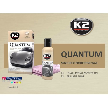 kit cera liquida carrozzeria lucidatura 2 protezione 4 140g k2 quantum