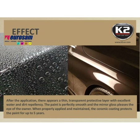 kit strato ceramicato lucidatura 4 protezione 5 lunga durata 50 ml k2 gravon