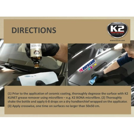 kit strato ceramicato lucidatura 4 protezione 5 lunga durata 50 ml k2 gravon