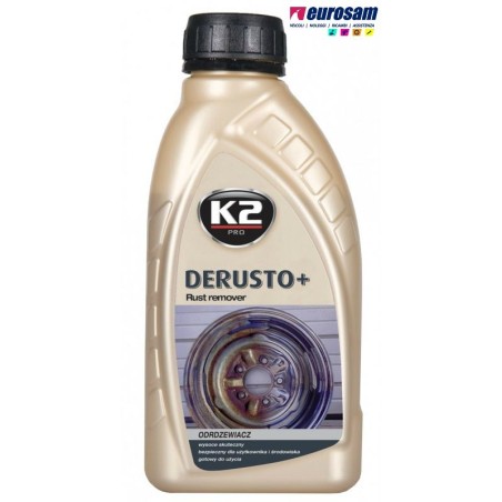 liquido antiruggine 500ml senza spazzolare k2 derusto plus