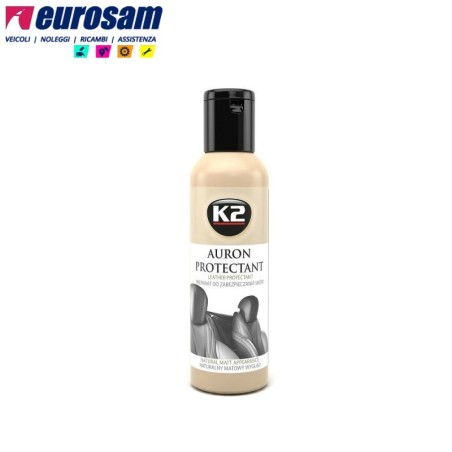 kit spazzola e schiuma pulizia 3 protezione 5 per interni auto in pelle k2 auron