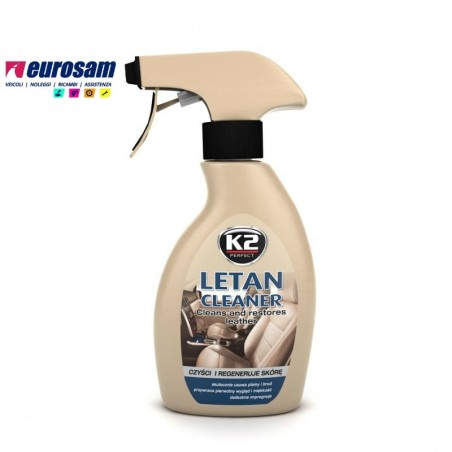 spray pulizia 3 per sedili in pelle interni auto pelle 250 ml k2 letan cleaner