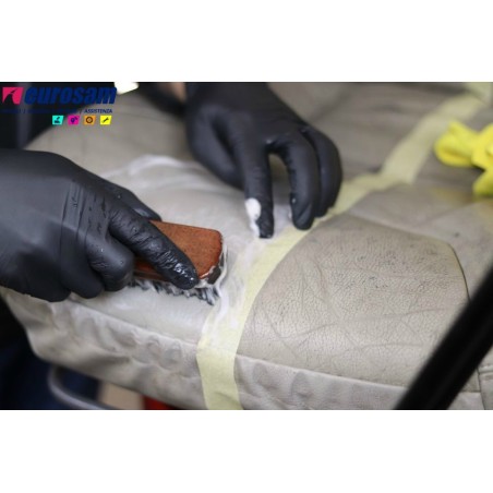 kit spazzola e schiuma pulizia 5 protezione 5 per interni auto in pelle k2 auron strong