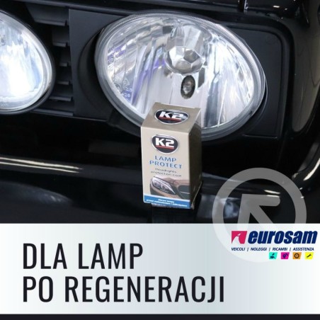 liquido protezione fari proiettori anteriori 10 ml k2 lamp protect
