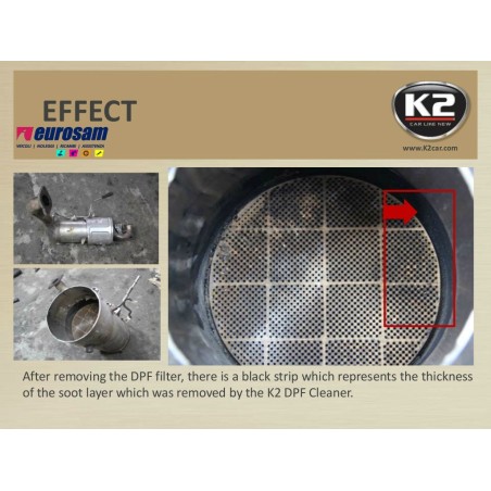 pulitore rigeneratore dpf 500 ml con applicatore k2 dpf cleaner
