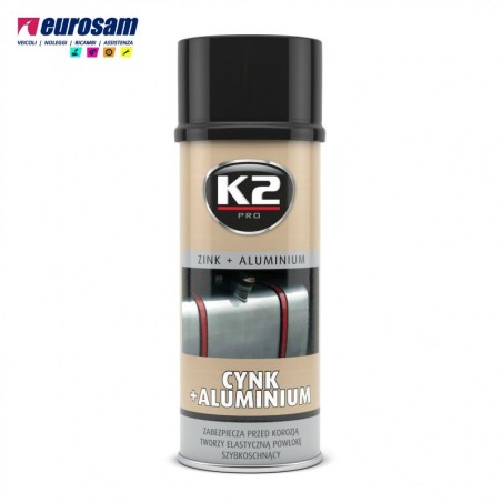 spray protettivo zinco alluminio anticorrosivo 400 ml k2