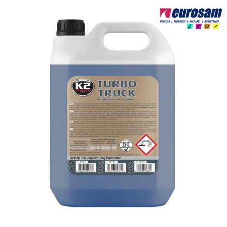 fustino 5 lt sapone shampoo autocarro teloni telaio cisterne k2 turbo truck