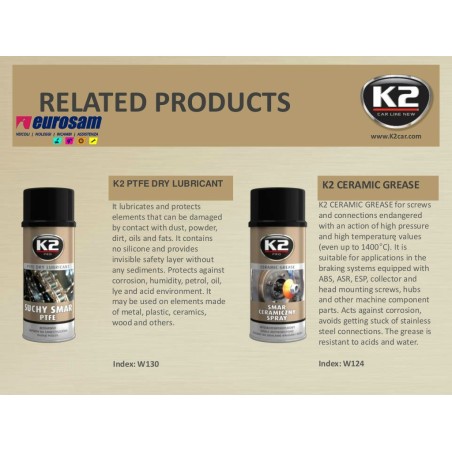 grasso spray grafitato 400 ml ralle balestre k2 smar