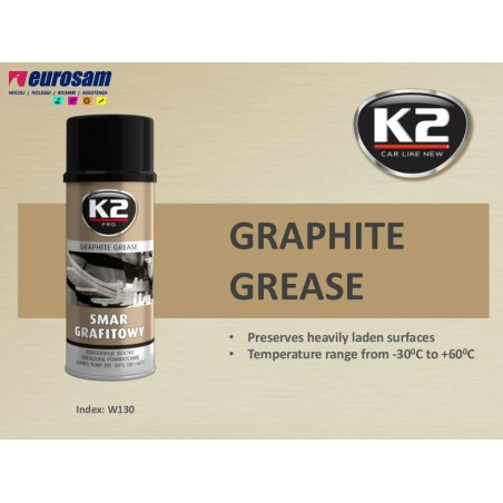 grasso spray grafitato 400 ml k2 smar